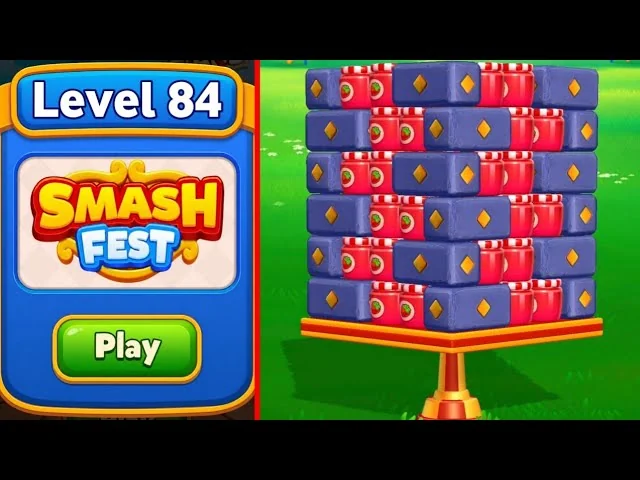 Smash Fest Level 84 board layout