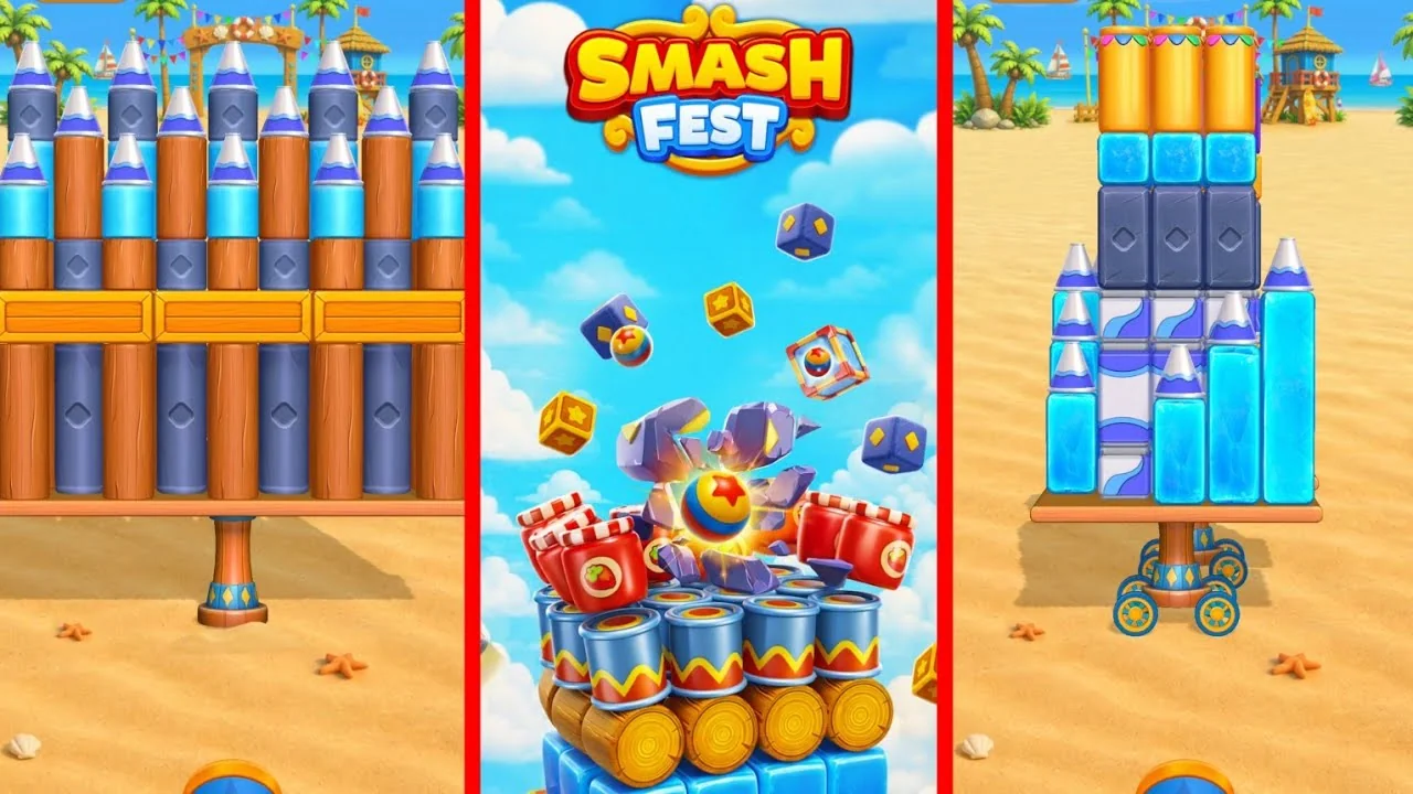 Smash Fest Level 855 board layout