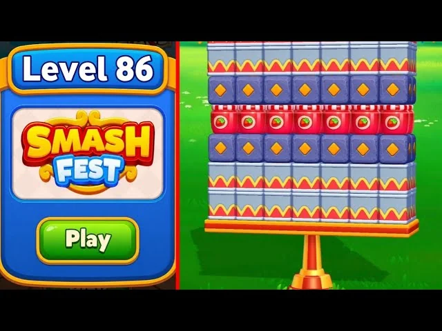 Smash Fest Level 86 board layout