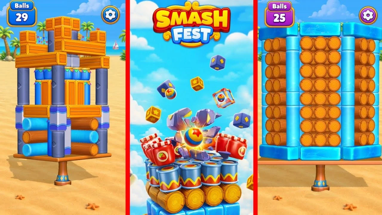 Smash Fest Level 889 board layout