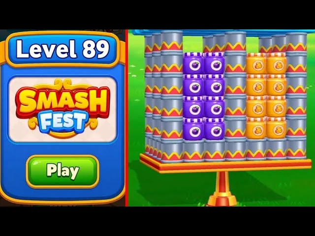 Smash Fest Level 89 board layout