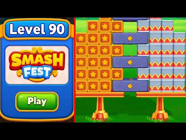 Smash Fest Level 90 board layout
