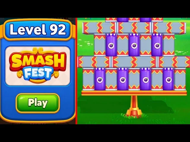 Smash Fest Level 92 board layout
