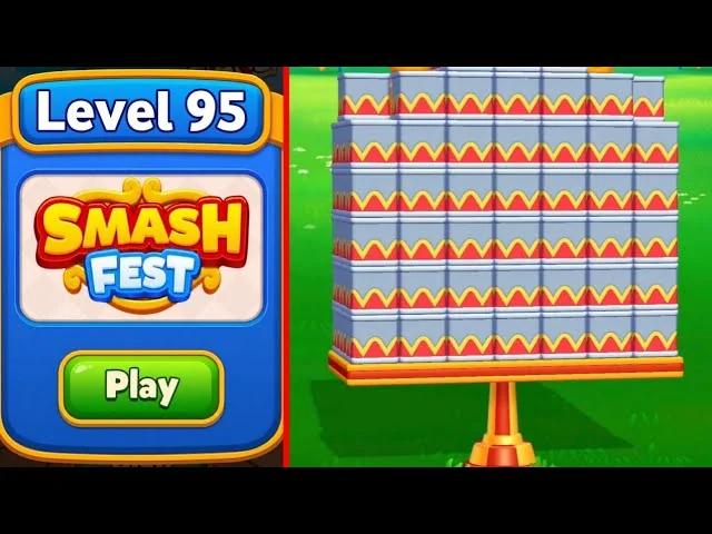 Smash Fest Level 95 board layout