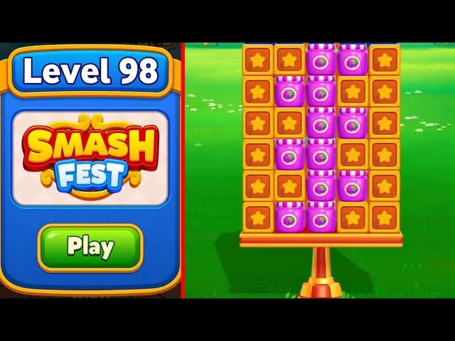 Smash Fest Level 98 board layout
